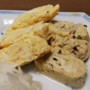 ひじきたっぷり　ひじき玉子焼き